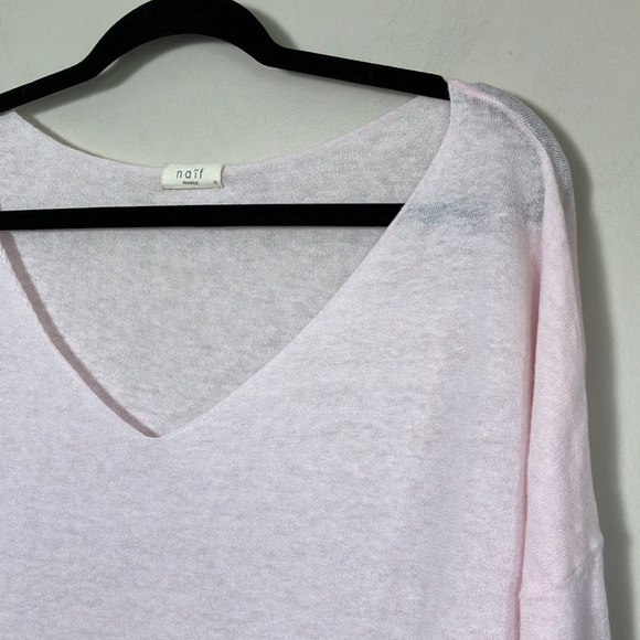 Naïf Montreal linen cotton blend light pink Sweater balletcore Size S - Picture 2 of 11